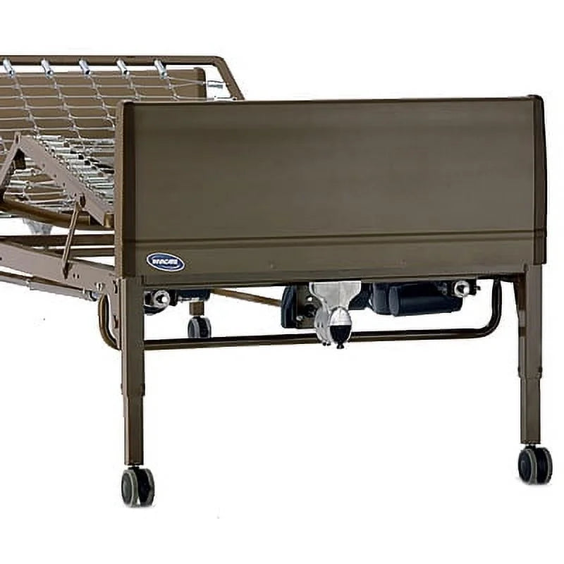 Full Electric Bed with Foam Mattress and Half Rails M6746