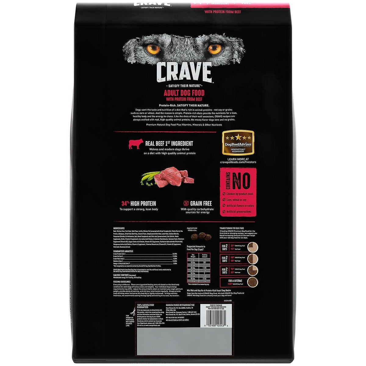 Grain Free Adult Dry Dog Food with Protein L508