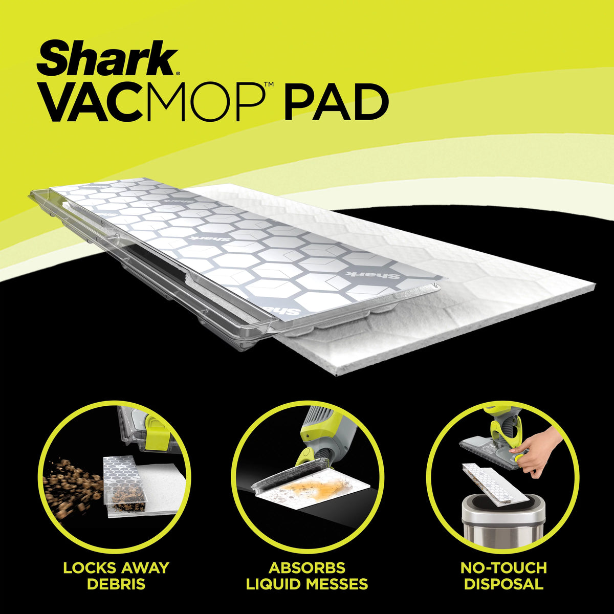 Cordless Hard Floor Vacuum Mop with Disposable Pads Z66544