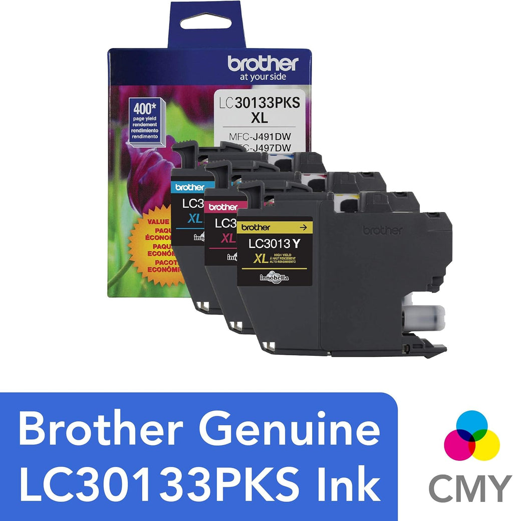 3-Pack High Yield Color Ink Cartridges, Cyan, Magenta and Yellow W873