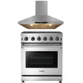 30 in. Natural Gas Range and Range Hood X148