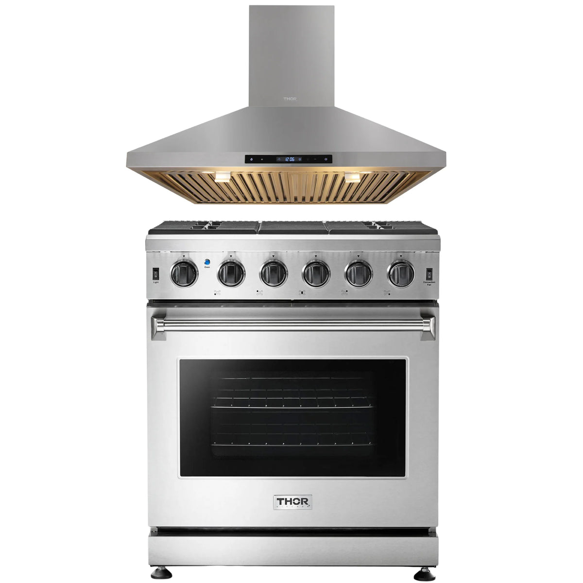 30 in. Natural Gas Range and Range Hood X148