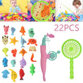 22 Pcs Magnetic Fishing Rod Toy Game Model F9510