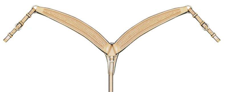 Brown Roping Breast Collar X255