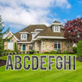 18 inch High Waterproof Plastic Alphabet Yard Decoration, Pack of 2 Q54624
