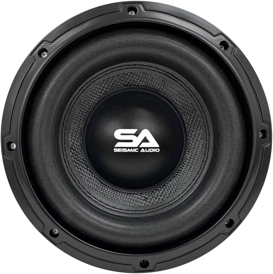 8 Inch 1000 Watt Dual 4 Ohm Car Audio Subwoofer Pack of 2 O176994