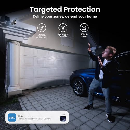 Solar Security Cameras Wireless Outdoor 2K QHD 4-Cam Kit U800634
