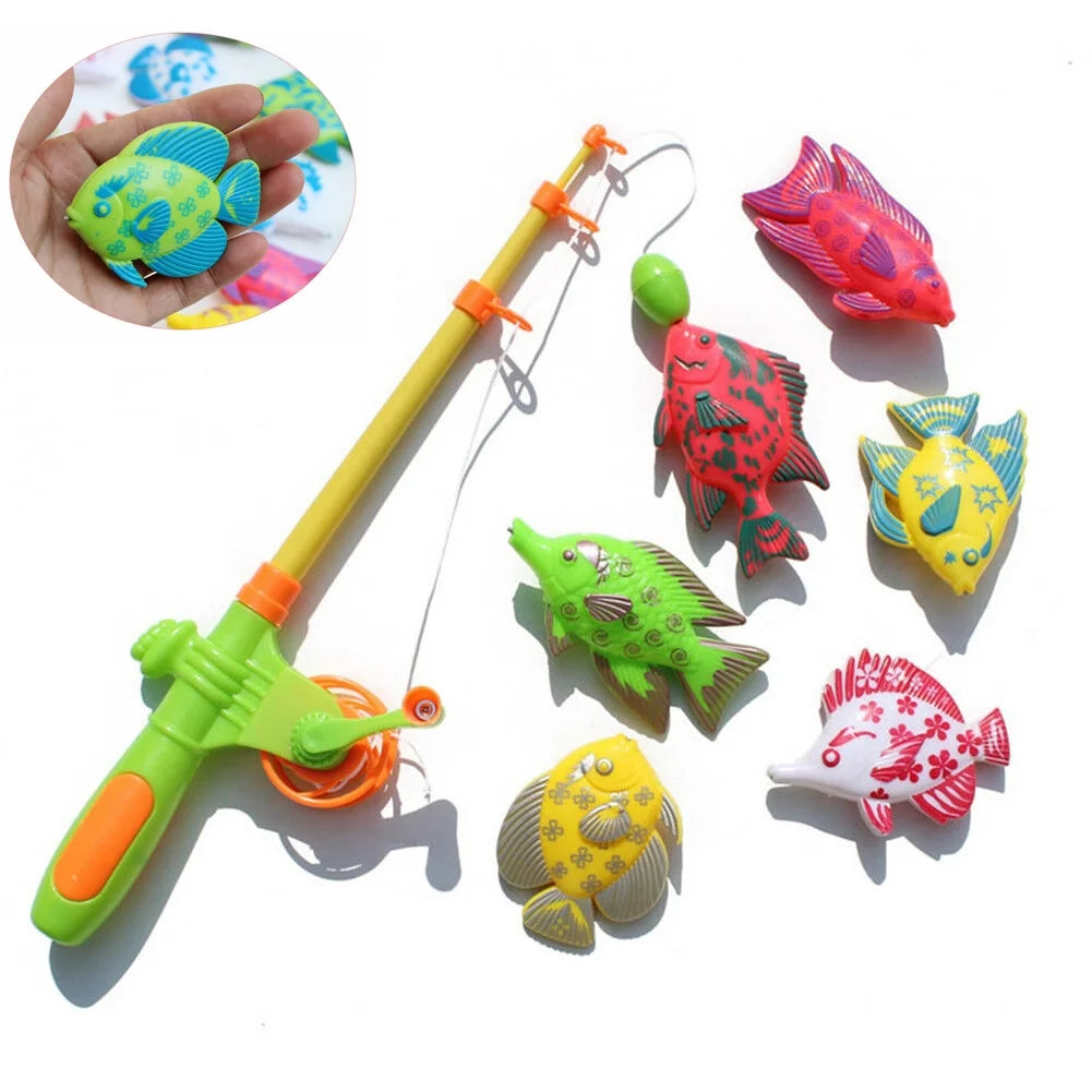 7pcs Magnetic Fishing Toy Game R534984