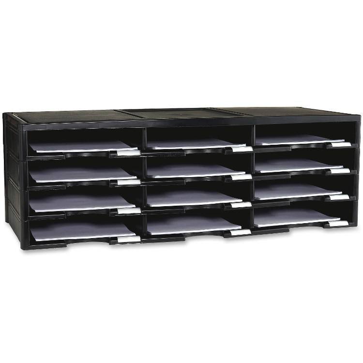 12 Compartment Organizer, Black V3805