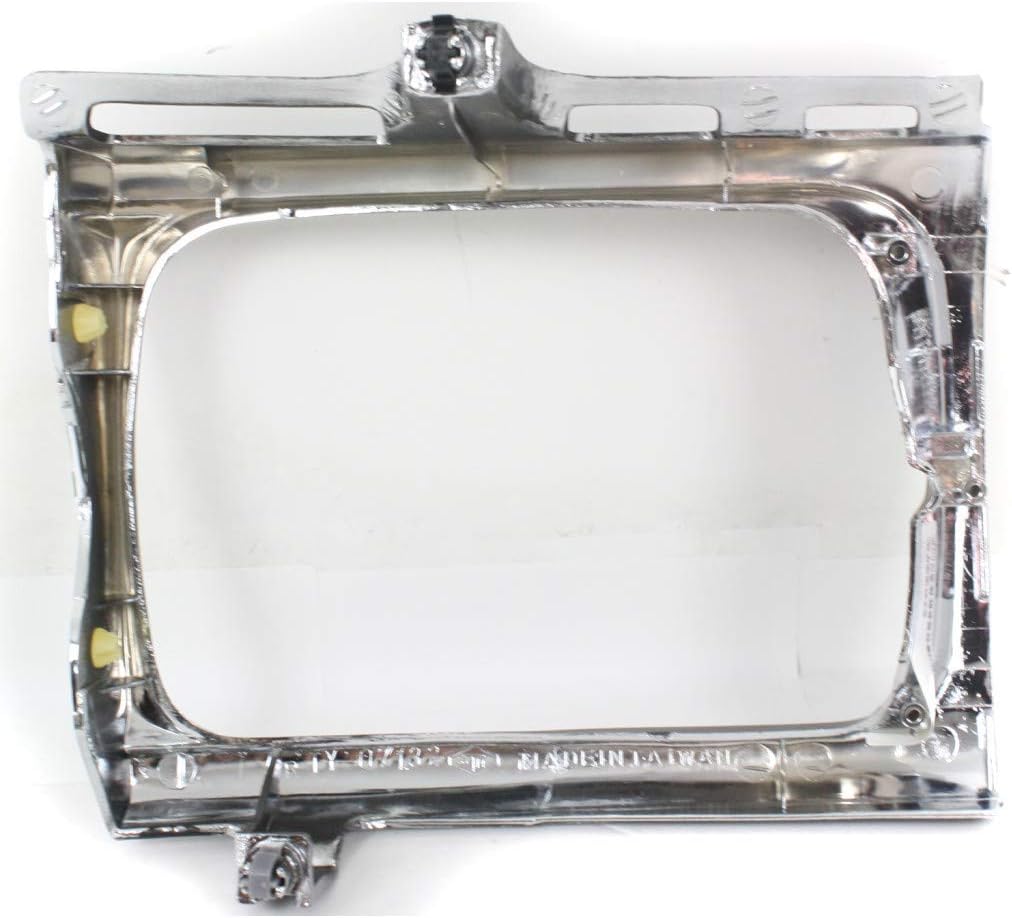 Chrome/Black Headlight Door for Toyota Pickup Passenger Side 4WD Pack of 2 P78938