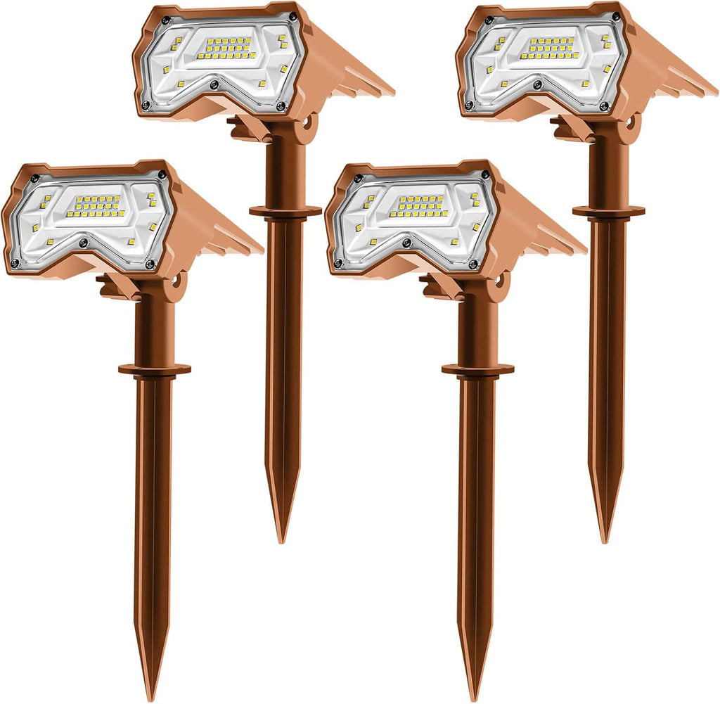 28 LEDs Solar Outdoor Lights 6 Pack P332545