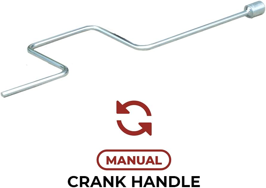 24" Scissor Jack with Crank Handle, 5000lbs Capacity, Pack of 2 G8198