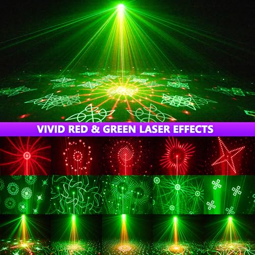 Sound Activated Strobe & Disco Ball Laser Lights Projector B713956