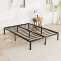 Full Size Heavy Duty Platform Bed Frame with Underbed Storage P353419