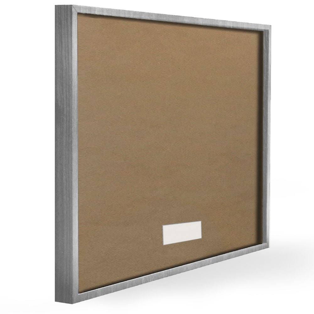 4pc Gray Framed Giclee Texturized Art Set V416525