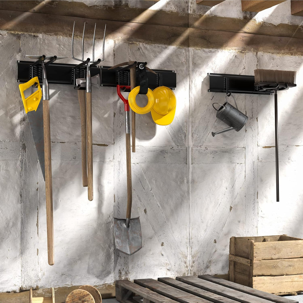 48 inch Heavy Duty Wall Mount Tool Organizer Rack, Pack of 2 O4818