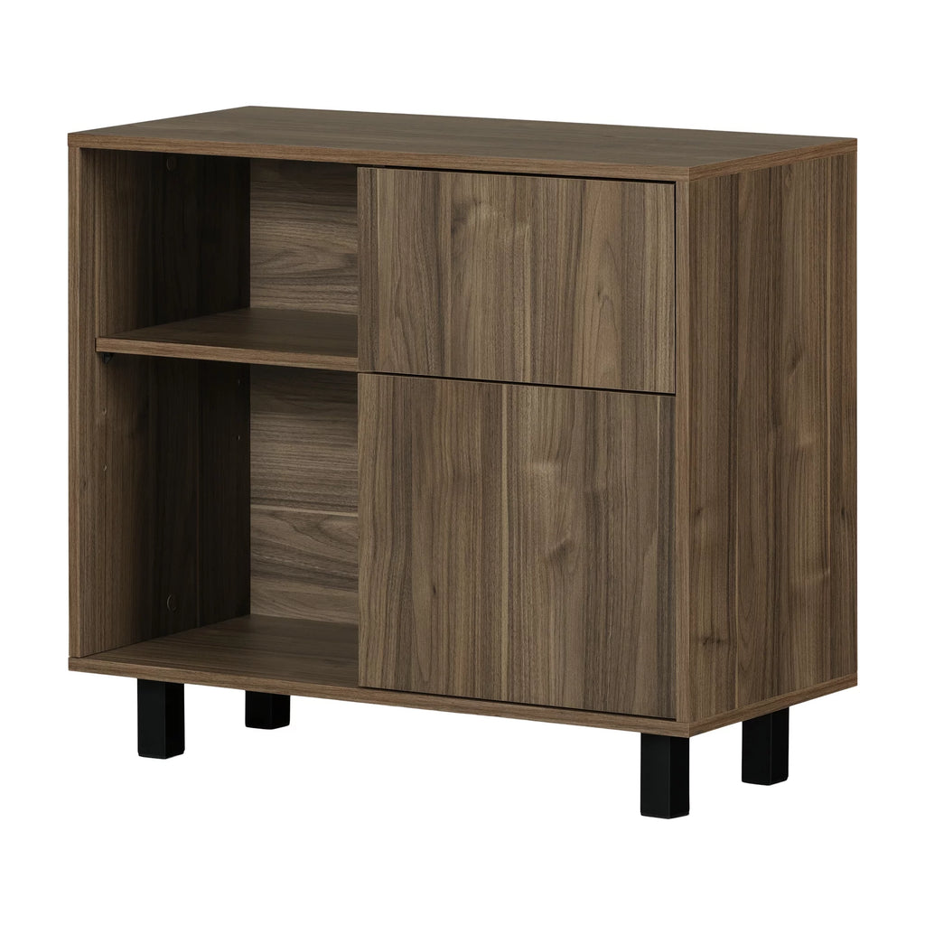 Contemporary Natural Walnut Storage Unit E127