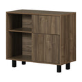 Contemporary Natural Walnut Storage Unit E127