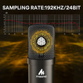 USB Condenser Microphone Kit 192KHZ/24BIT Cardioid Plug & Play, Pack of 2 S1228