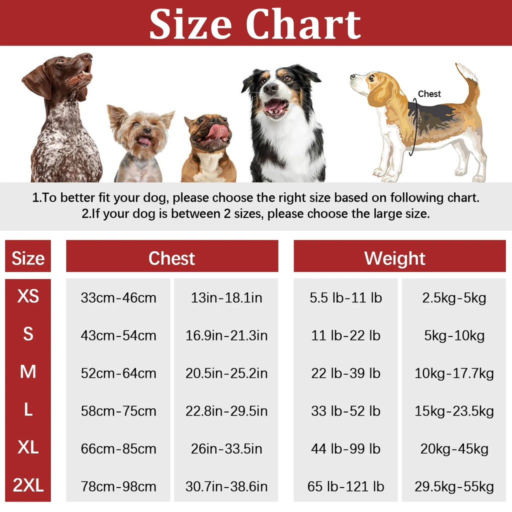 Red XL Reflective Adjustable Dog Life Jacket N770