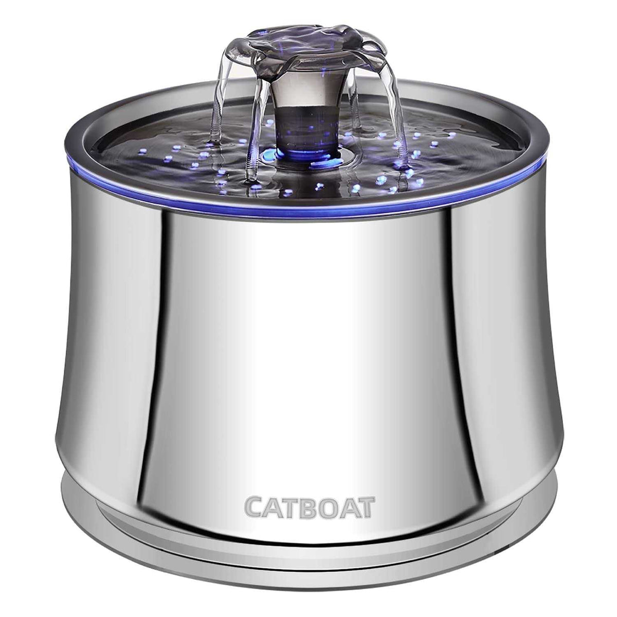 Stainless Steel 84oz/2.5L Cat Water Fountain Z192606