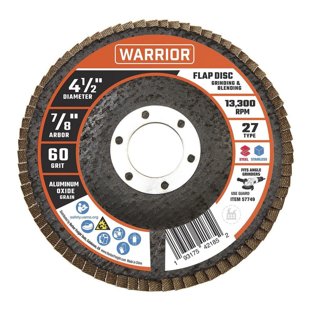 4-1/2 in. 60-Grit Type 27 Flap Disc Q153839