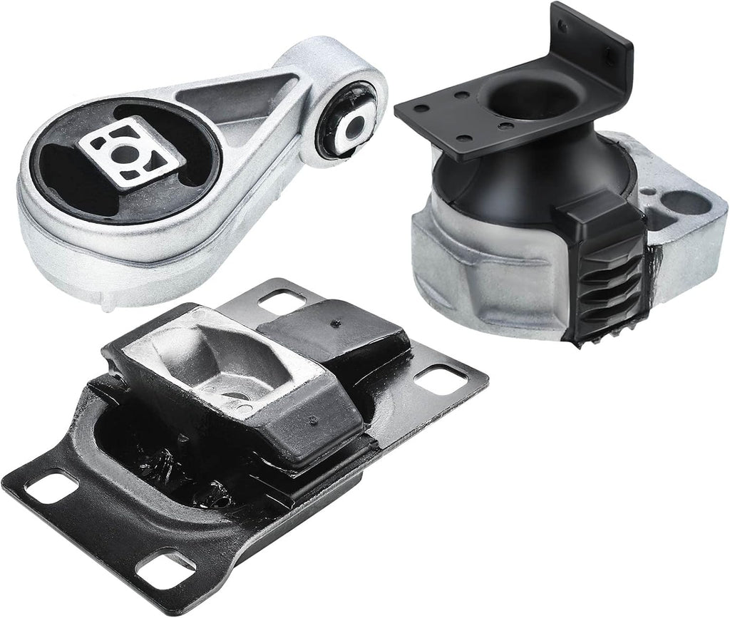 3PCS Engine Motor Mount Compatible with Ford Focus 2005 2006 2007 2.0L L4 Automatic Transmission Mount Pack of 2 A6240