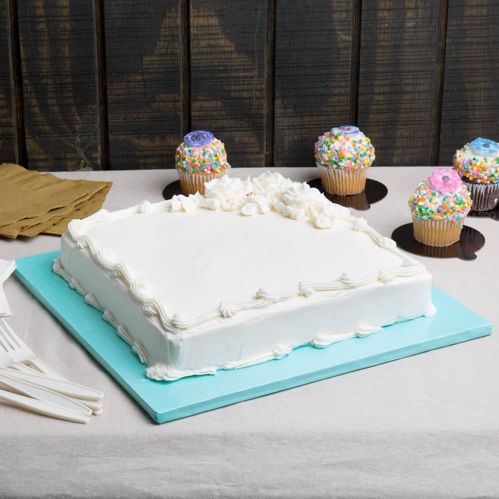 14x22 Blue Square Cake Drum - 12/Case S33599