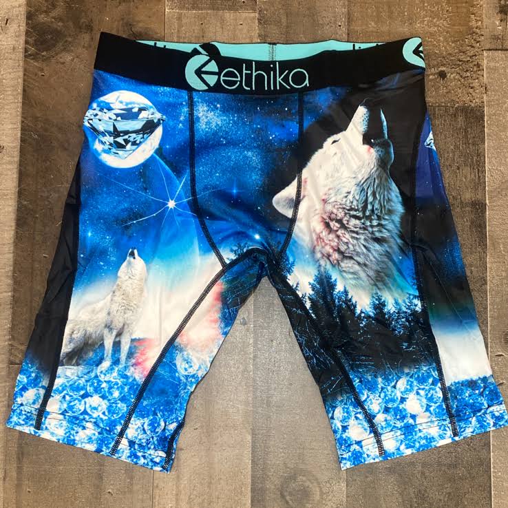 Blue/White Dog Boxers N795