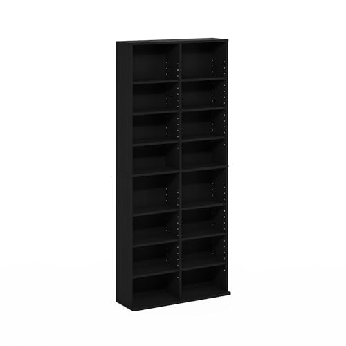 Space Saving Multimedia Storage Tower, White W598689