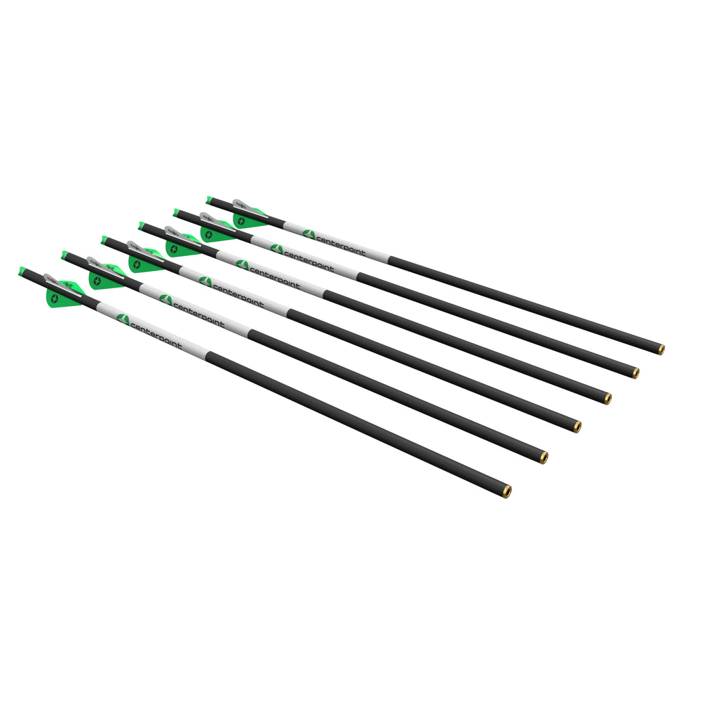 6 Pack Carbon Arrows with 2-inch Blazer Vanes U575