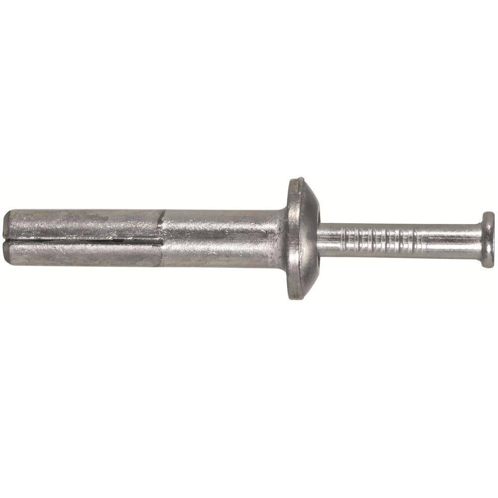 1/4 in. x 1-1/2 in. Metal Drive Anchors 100-Pack E4578