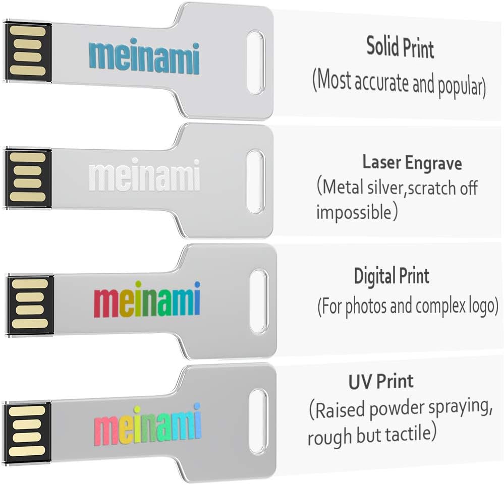 25 Pack Customized Metal USB Flash Drive Z3830