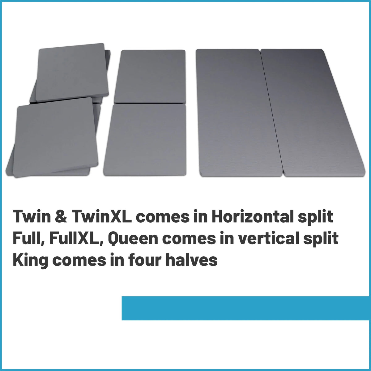1.5 Split Wood Bunkie Board Queen A40844