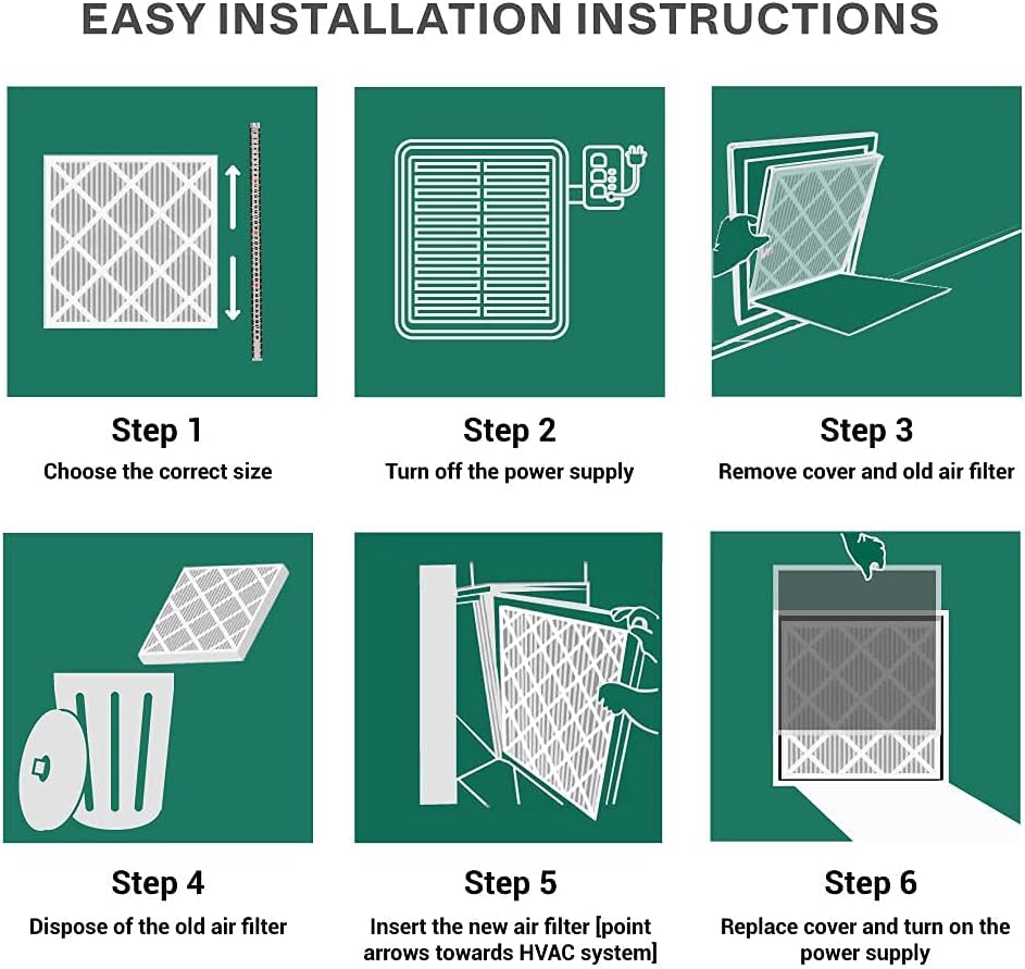 14x20x2 MERV 8 Pleated Air Filter (12-Pack) R215