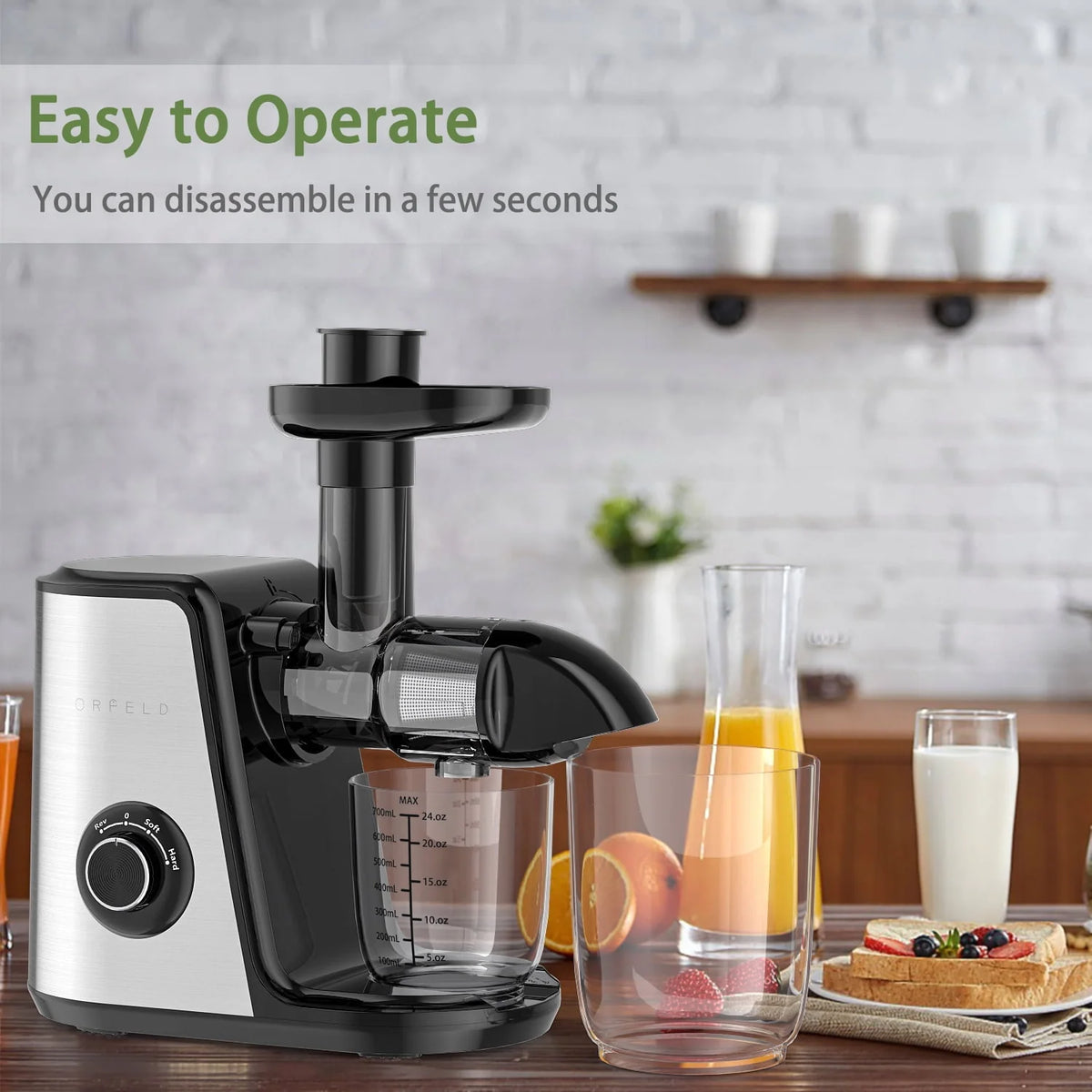 150W Masticating Juicer X9912
