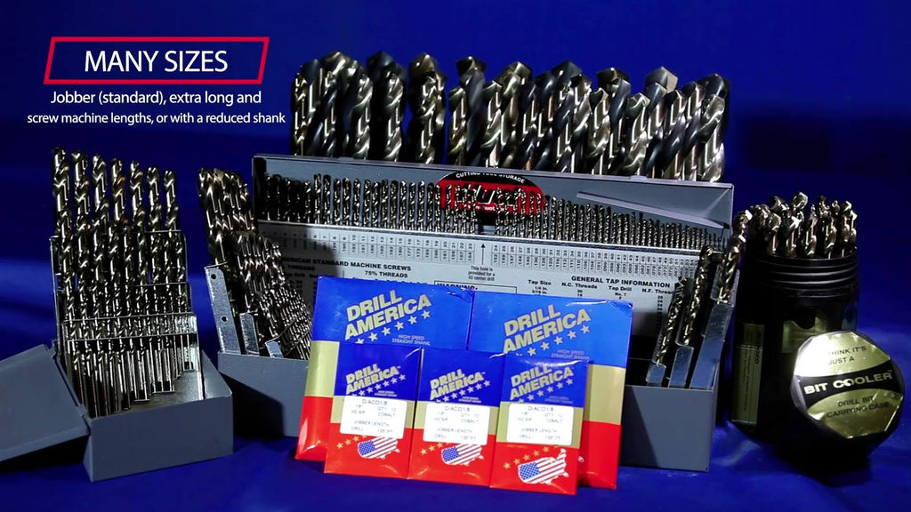 8 Piece Cobalt Reduce Shank Drill Bit Set U736938