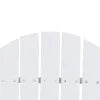 White Acacia Wood Folding Adirondack Chair X8893