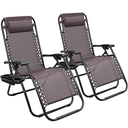 Beige Zero Gravity Chair Set of 2 B937