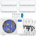 39,000 BTU 4 Zone Ductless Air Conditioner and Heat Pump G56163