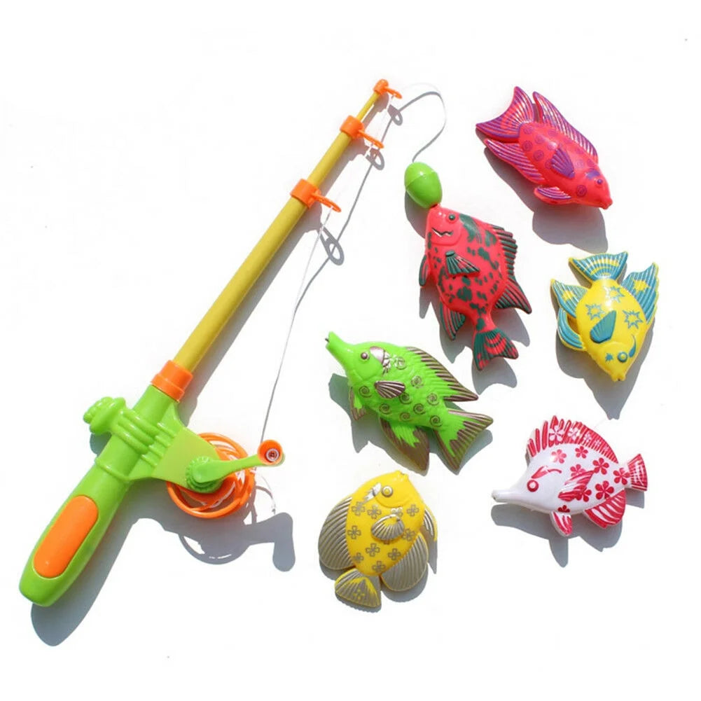 7pcs Magnetic Fishing Toy Game R534984