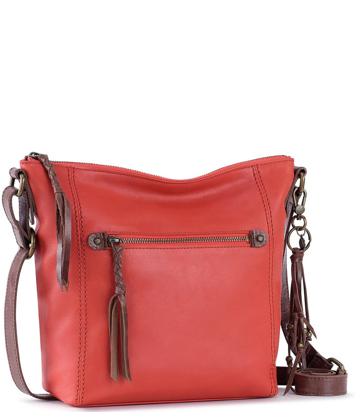 Dusty Coral Leather Crossbody L99532