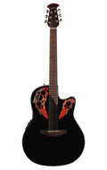 Black Acoustic-Electric Guitar O6052