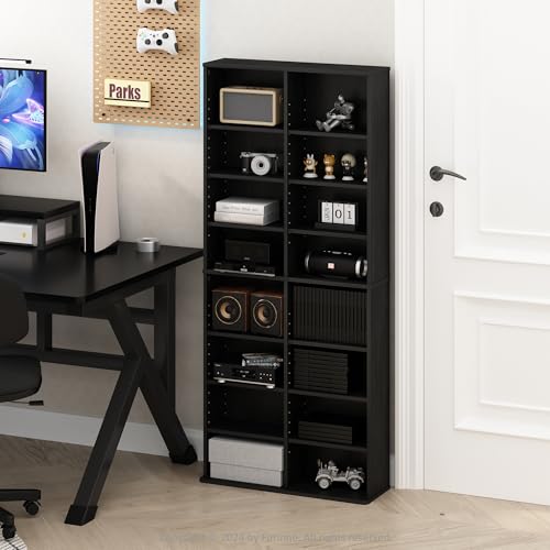 Space Saving Multimedia Storage Tower, White W598689
