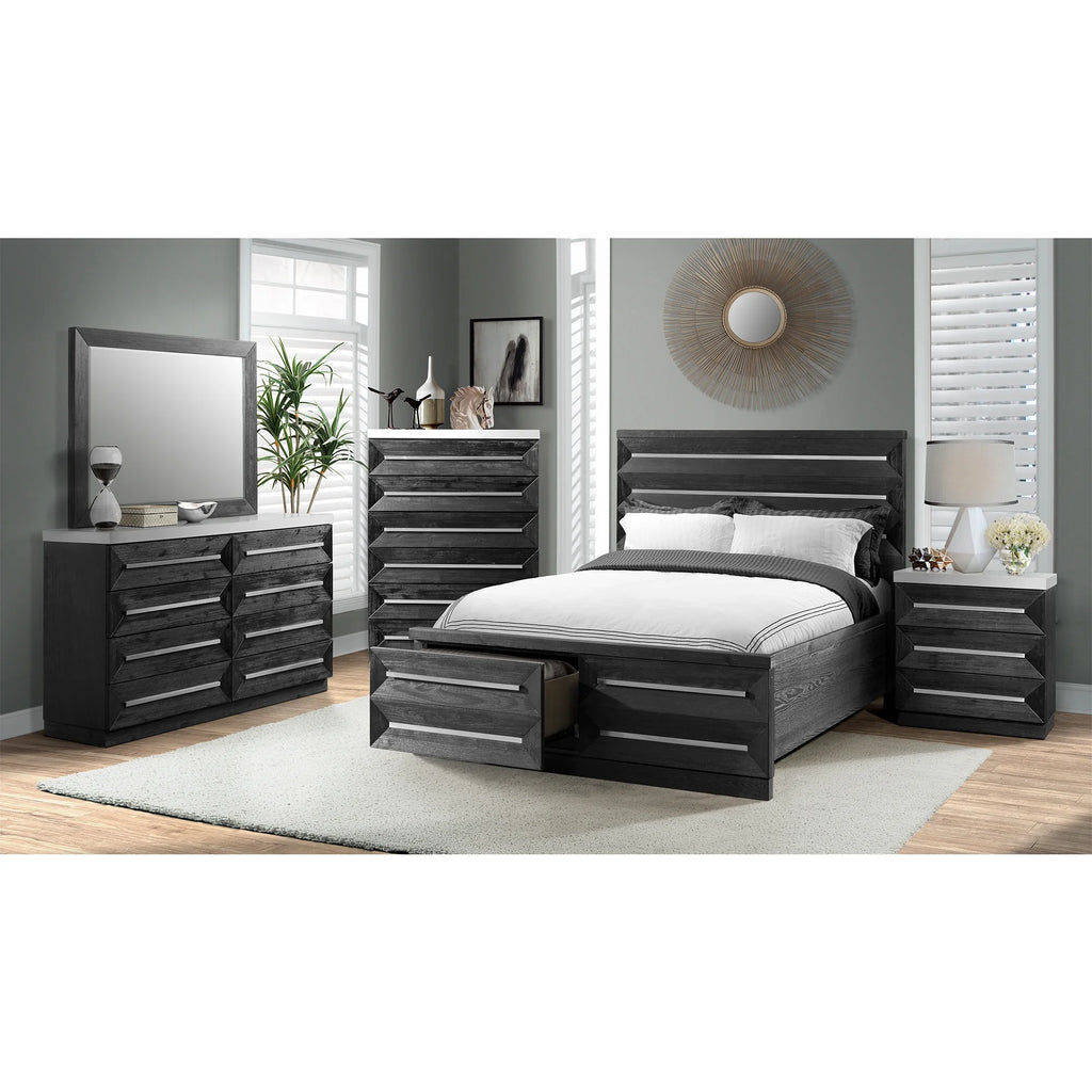 King Storage Bed F49178